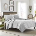 thumbnail image 1 of Laura Ashley Felicity Quilt Set, King, Grey, 1 of 4