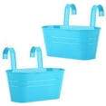 thumbnail image 2 of Garden Pots Planters 2PCS Hooks Detachable Home Decor For Railing Fence Iron Metal, 2 of 4