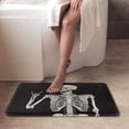 thumbnail image 2 of Bath Mats for Bathroom, Bathroom Mats Rugs No Silp, Blue Beach Washable Cover Floor Rug Carpets Floor Mat Bathroom Decorations 18x30 Inches, 2 of 9