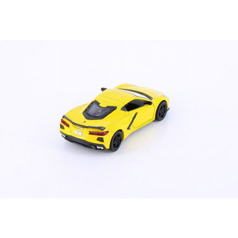 2021 Chevy Corvette Yellow Kinsmart 5432D 1 36 scale Diecast Model Toy Car
