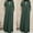#249 Green, variant on OKBOP Women Plus Size Print Muslim Maxi Dress Casual Kaftan Long Dress