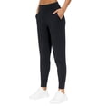 thumbnail image 2 of Joggers para mujer THE GYM PEOPLE negros, corte tapered con bolsillos, 2 of 6