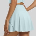 thumbnail image 4 of DHFJKG Women Tennis Skirts Built In Shorts With Side Pockets High Waisted Skorts Tummy Control Lightweight Pleated Athletic Mini Skirts, 4 of 7