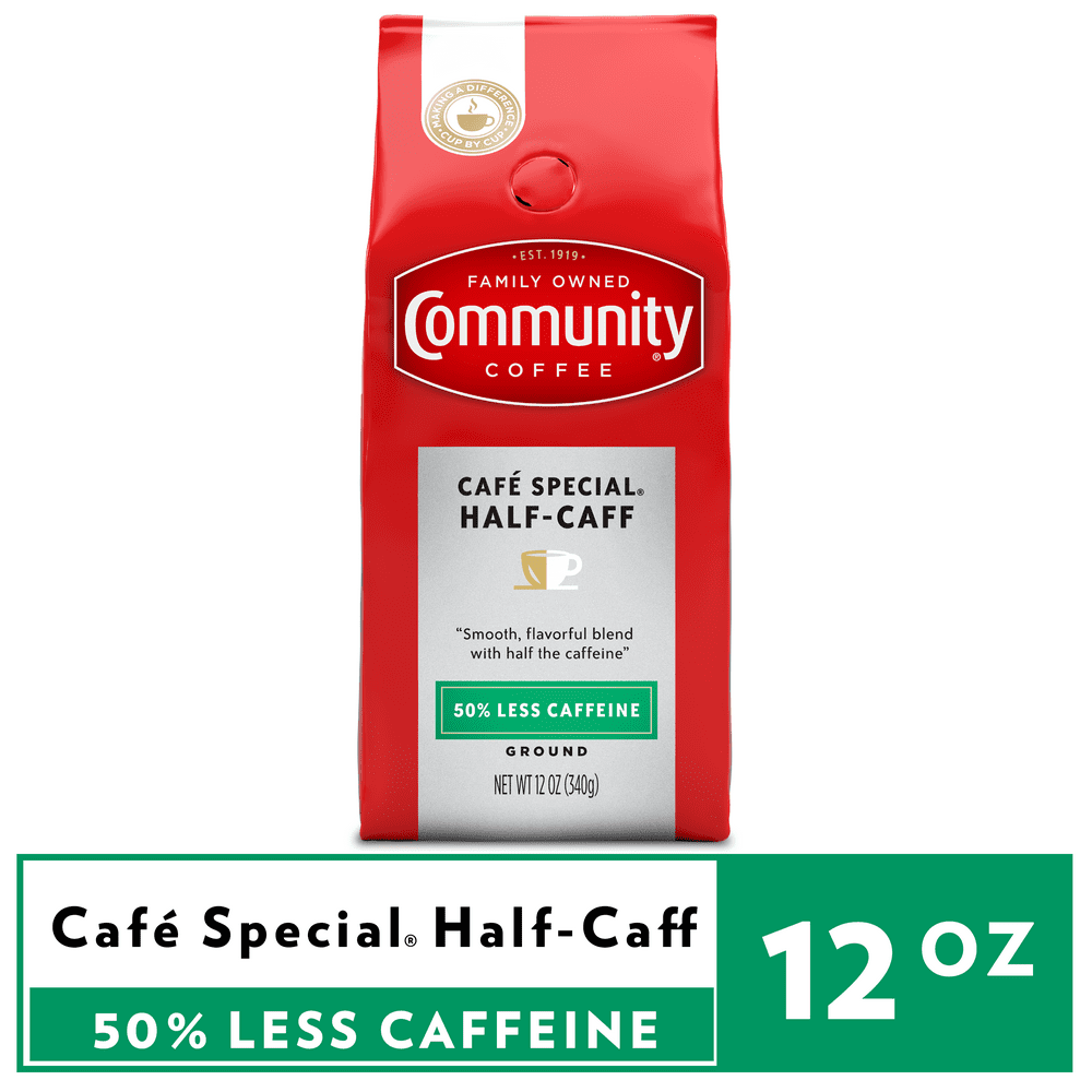 Community Coffee Cafe Special Half Caff 12 Ounce Bag
