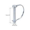 thumbnail image 2 of Uxcell Shaft Locking Pin 10mm x 70mm Coupler Pin for Farm Trailers Lawn Garden in Arch, 2 of 5