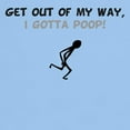 thumbnail image 3 of CafePress - I Gotta Poop Light T Shirt - Men's Classic Graphic T-Shirt, 3 of 4