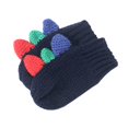 thumbnail image 4 of URMAGIC Toddler Kids Boy Knit Winter Beanie Hat & Mittens Set Cartoon Dinosaur 2-6 Years, 4 of 4