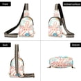 thumbnail image 3 of Octopus with Corals Crossbody Bags Backpack Chest Bag Shoulder Bag Waist Bag for Outdoor Travel Hiking Fitness Cycling, 3 of 7