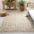 thumbnail image 2 of SAFAVIEH Natural Fiber Mason Geometric Area Rug, Natural/Beige, 4' x 6', 2 of 8