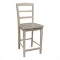 thumbnail image 5 of Madrid Counterheight Stool in Washed Gray Taupe- 24" Seat Height, 5 of 12