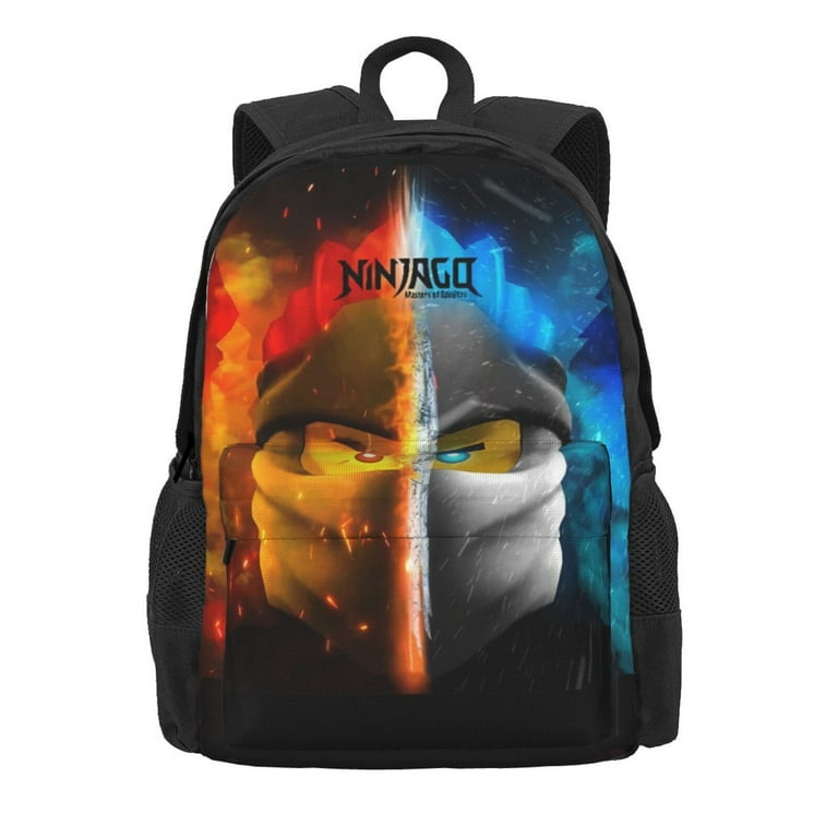 Ninjago Backpack 17 Inch Large Laptop Backpack Cute Bookbag Fashion Daypack for High School Men Women Travel Outdoor Activities Walmart