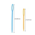 thumbnail image 5 of CUITING 40 Colorful Plastic Sewing Needles for Kids Crafts - 7cm/9cm, 5 of 5