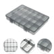 thumbnail image 3 of GOOHOCHY Herramientas portátiles organizador caja de almacenamiento multi compartimento caja de almacenamiento de plástico, 3 of 8