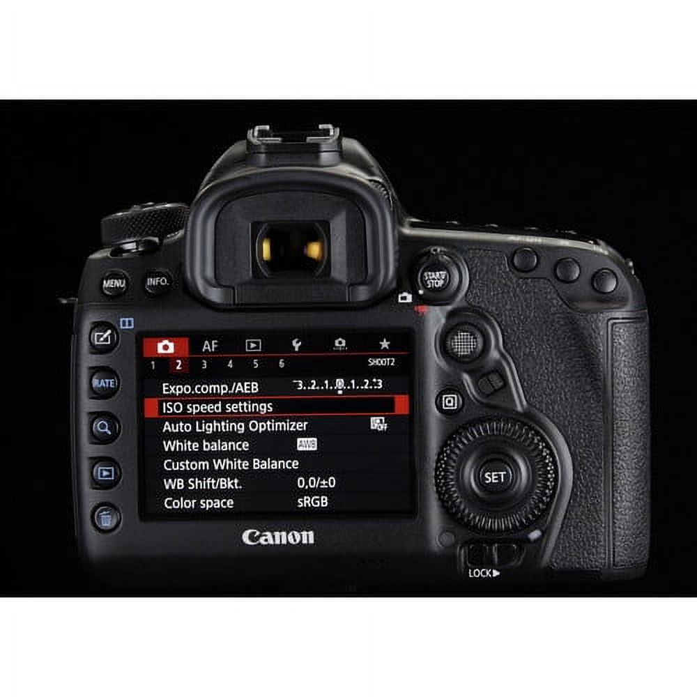 Canon EOS 5D Mark IV DSLR Camera with 24-105 mm F/4l II Lens +32GB SD +Buzz-Photo Bundle - image 5 of 9