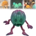 thumbnail image 2 of Calabazas fluorescentes 3D, decoración de escritorio de calabaza articulada impresa en 3D, juguetes de calabazas flexibles posables, novedad calabazas de Halloween Fidgets juguete, 2 of 7