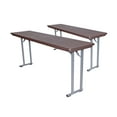 thumbnail image 4 of Rhino Banquet Table - 8' x 18" Resin - Brown, 4 of 5