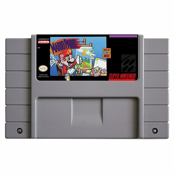 SNES Games Cartridge Mario Paint
