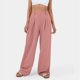 thumbnail image 1 of Pantalones largos de algodón para mujer, pantalones anchos de cintura alta para mujer, pantalones casuales sueltos, 1 of 6