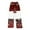 Red, variant on Women's Casual Christmas Printed Plush Pants, Full Length Long Trousers for Winter Wear, Soft and Warm Fleece Material with Festive Design for Women,White,S