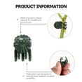 thumbnail image 2 of Nicehomfit 100Pcs Plants Fixed Clamps Green Weatherproof Plastic Garden Clips for Vine Vegetables, 2 of 8