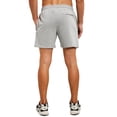 thumbnail image 4 of NIMENJOJA Mens 5.5 Inch Athletic Gym Shorts Cotton Workout lounge Sweat Shorts with Zipper Pockets, 4 of 7