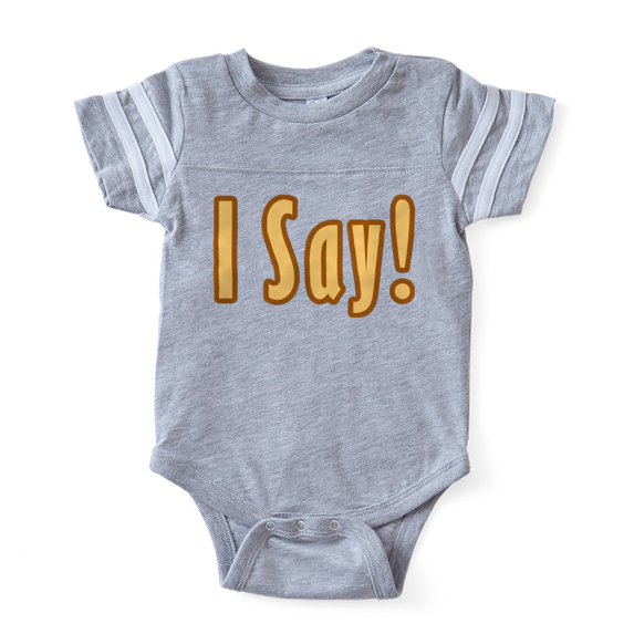 CafePress - I Say_New - Cute Infant Baby Football Bodysuit