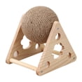 thumbnail image 1 of koolsoo Cat Scratching Ball for Indoor Cats Furniture Protector Rotatable with Stand B, 1 of 9