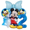 thumbnail image 1 of Juego de Globos de aluminio de Minnie Mouse rosa de Disney, decoración de fiesta de cumpleaños para niña, 1, 2, 3, 4, 5, 6 y 7, suministros para baby shower, 1 Juego, 1 of 4