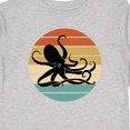 thumbnail image 4 of Inktastic Octopus Vintage Sunset Boys or Girls Long Sleeve Toddler T-Shirt, 4 of 5