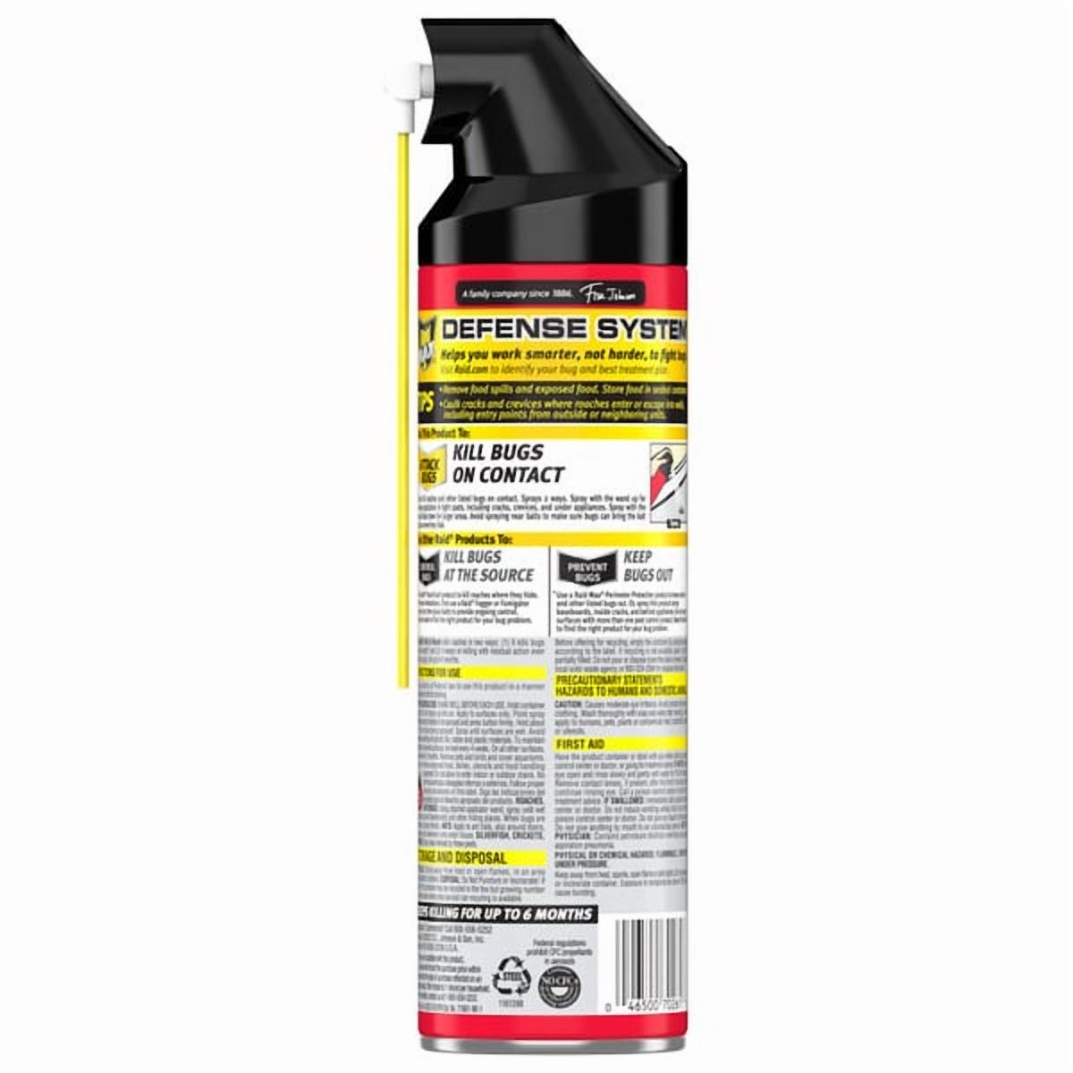 Raid® MAX Ant & Roach Killer Insecticide Aerosol Spray, 14.5 fl oz, 5 Pack