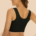 thumbnail image 5 of Comfort Bra Women Full-Coverage Bra Feature V-Neck Longline Bra Style W-402 Black M, 5 of 5