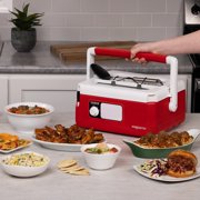 Presto 6-Quart Nomad Traveling Slow Cooker, 06011 Red