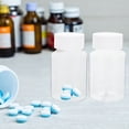 thumbnail image 1 of LABSERRON 25Pcs Transparent Plastic Sample Bottles for Capsules and Liquid Storage, 1 of 8