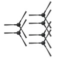 thumbnail image 3 of 6 X Side Brushes for Ropo Glass 3, for Ropo Glass 4 Robot Vacuum Cleaner, 3 of 9