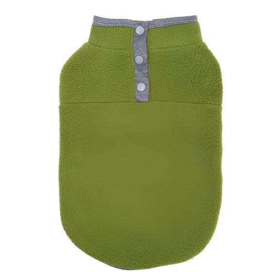 TELOLY 1Pcs Dog Jacket,Shake Velvet Dog Dresses,Dog Coats for Small Dogs,Green,Xs