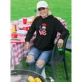 thumbnail image 2 of Gnome Usa Love Hoodie Women -Image by Shutterstock, Female x-Large, 2 of 4