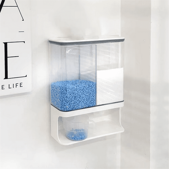 1 x Wall Mounted Laundry Detergent Dispenser 2 x Plastic cup-As Shown