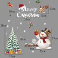 thumbnail image 3 of Coxeer Christmas Decals Decorative Cute 2 Sheets Non-Adhesive Window Clings Xmas Clings, 3 of 8
