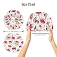 thumbnail image 5 of Logiee Birthday Cake Print Silk Bonnet Satin Bonnet for Sleeping Women and Men,Double Layer Hair Bonnet for Curly Braids Hair, 5 of 6