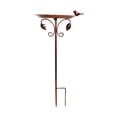 thumbnail image 1 of Adorno de hierro para baño de pájaros, comedero vintage para pájaros, para patio, césped Bronce, 1 of 8