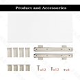 thumbnail image 5 of FRMSAET Accesorios para muebles Productos de oficina Trajes Hardware 20/24/30 pulgadas Bandeja para cajón de teclado Soporte de madera Debajo del escritorio Plataforma de altura ajustable. (20 pulgada, 5 of 5