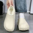 thumbnail image 2 of Women's Men's Garden Shoes with Fleece Lined Waterproof Non Slip Winter Chef Kitchen Clogs Warm Fuzzy Slippers for Indoor And Outdoor, 2 of 7