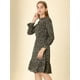 thumbnail image 4 of Vestido A Media Pierna Allegra K Leopardo Negro M, 4 of 6