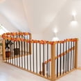 thumbnail image 5 of 4Th Of July Wreaths For Front Door 1 Pack Fall Garland Maple 5.7Ft/Piece Hanging Vine Garland Artificial Autumn Garland Thanksgiving Decor For Home Wedding Fireplace Party Christmas,Orange Home Brand, 5 of 5