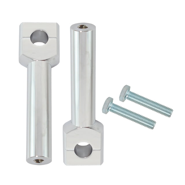 Accesorios de Motocicleta Sunnimix Manillar Elevador Abrazadera con Tornillos 22/25mm Plata