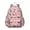 Boston Terrier Dogs, variant on Boston Terrier on Red Background Backpack for School,Cute School Bag,Schoolbag with Adjustable Shoulder Straps & Padded Back,13.4"x11"x4.7"
