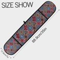 thumbnail image 3 of Yayeee Double Oven Mitt Kitchen Heat Resistant Baking 35" x7" Quilted Cotton Glove, Colorful Mandala Pattern, 3 of 6