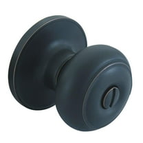 Hartford Aged Bronze Privacy Bed/Bath Door Knob