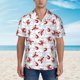 thumbnail image 2 of Fotbe Cartoon Lobsters Camisa Hawaiana para Hombre Unisex – Camisa Casual de Verano con Botones de Manga Corta de Algodón y Lino,Small, 2 of 7