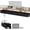 Black, variant on No Drill Under Desk Management Tray, 36" Cord Organizer for Table, Clamp/Screw Mount Desk Management, Fabric Management Tray for Office,